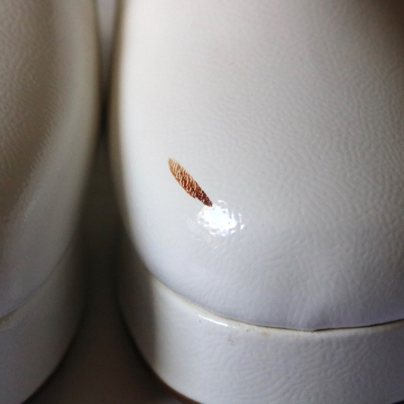 London Rag Lori Solid Platform Slip On Mules White Clogs Sliders Women's Size 8 - Picture 8 of 8